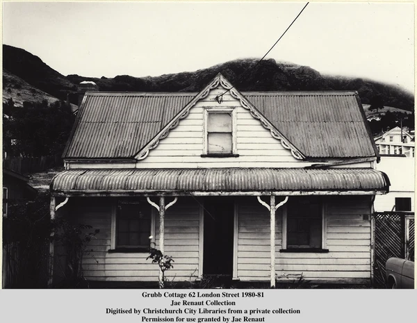 Historic photo of Grubb Cottage located on London Street 