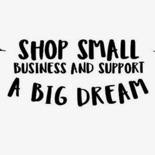shop small business and support a big dream in balck writing as logo for Lyttel Kiwi