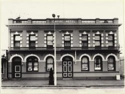 Lytteltons empire hotel black and white image