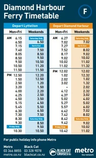 Ferry timetable