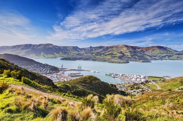 Lyttelton from crater rim