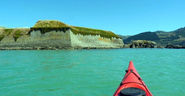 Ripapa Island from Kayak