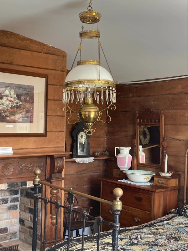 Inside Stoddart cottage