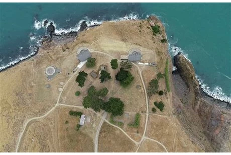 Top Down View of Coastal Battery