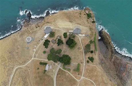 Top Down View of Coastal Battery