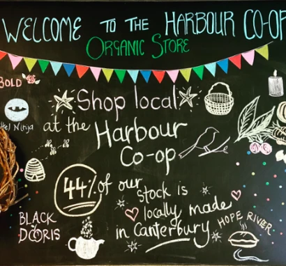 Harbour Co-op Blackboard