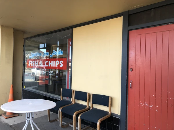 Lyttelton Seafoods Fish & Chips, Norwich Quay front door