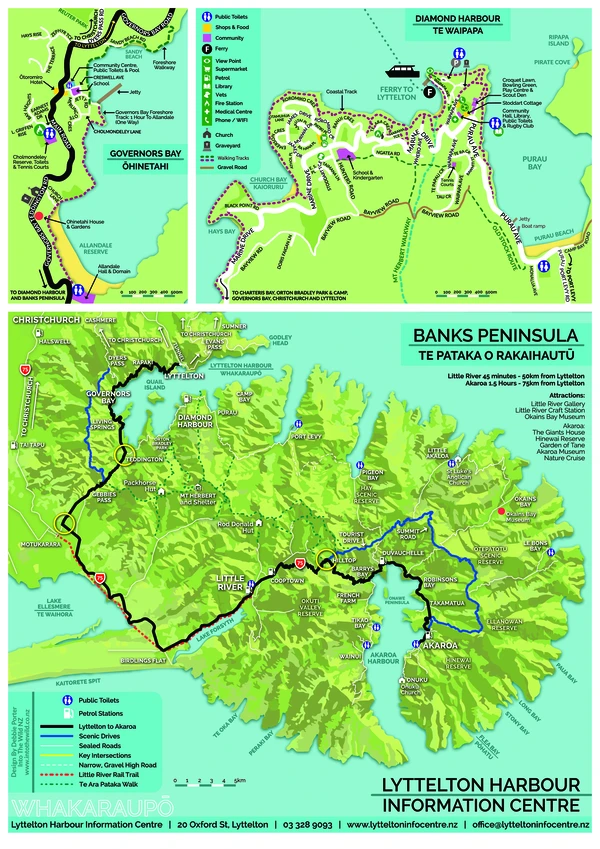 Banks Peninsula Map