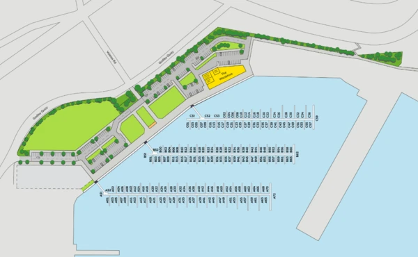 Te Ana Marina - marina layout