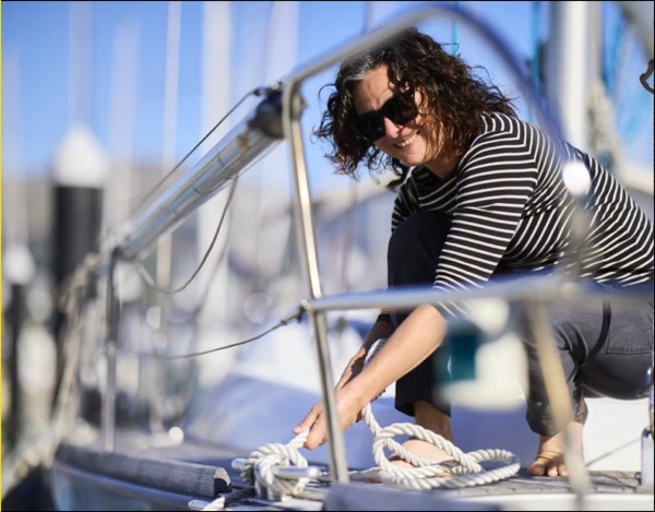 Te Ana Marina mooring a yacht