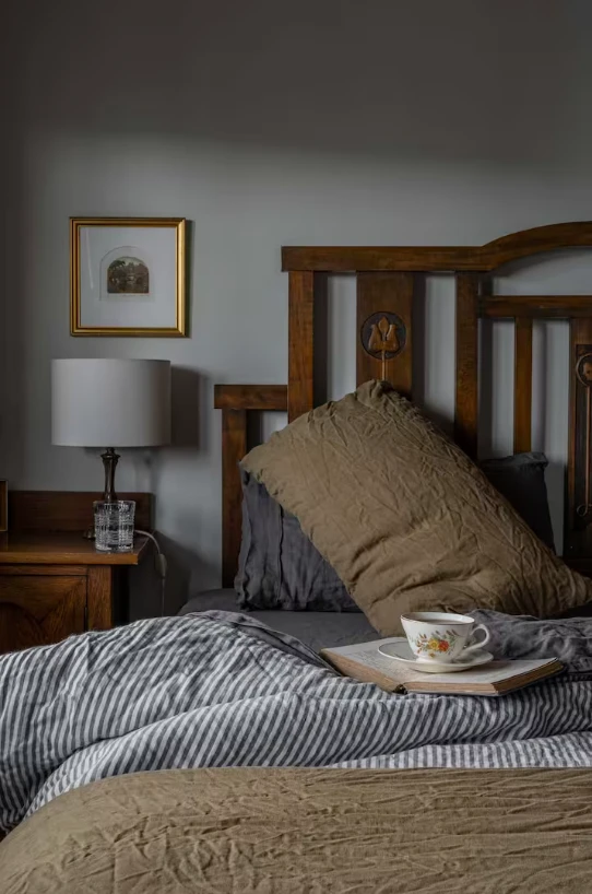 The Daughters Anchorage - bed with tea cup