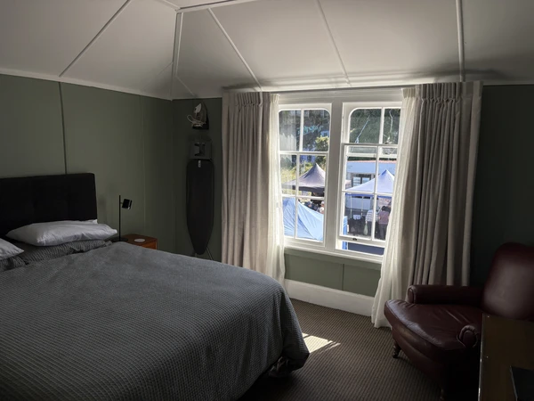 Loft on London - bedroom view onto London St