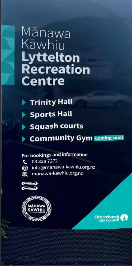 Rec Centre Mnawa Kawhiu - external signage
