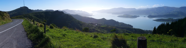 Lyttelton Harbour from Summit Rd
